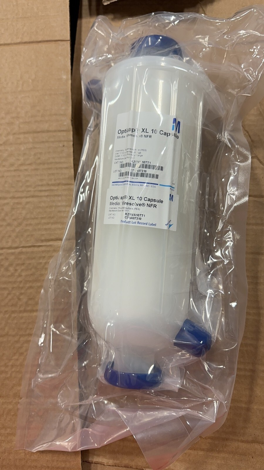 Millipore KZRVA10TT1 Opticap XL10 Viresolve NFR 1-1/2 in. TC/TC