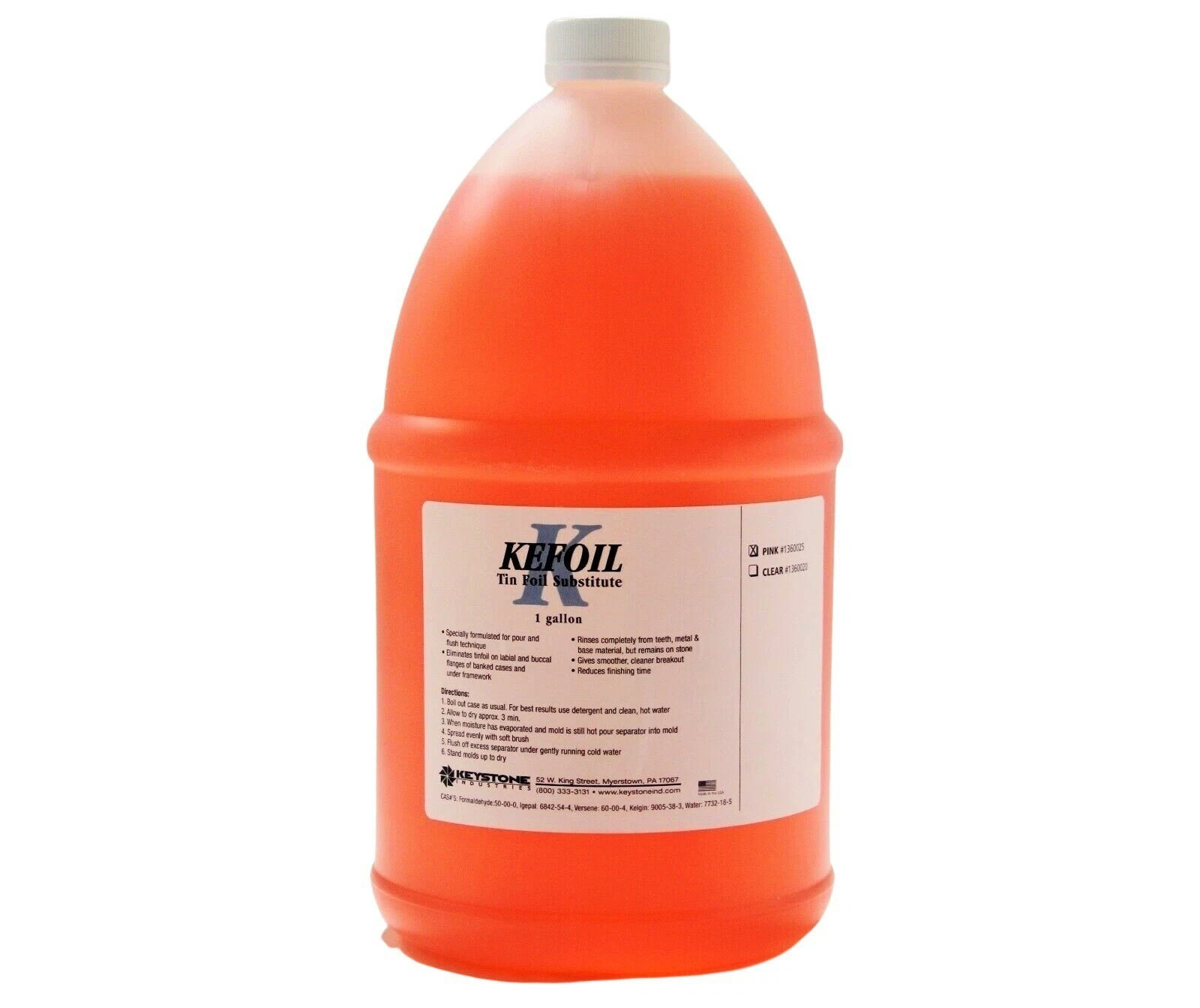 Dental Lab Kefoil Multi-purpose Liquid Separator Tin Foil Substitute 1 Gal
