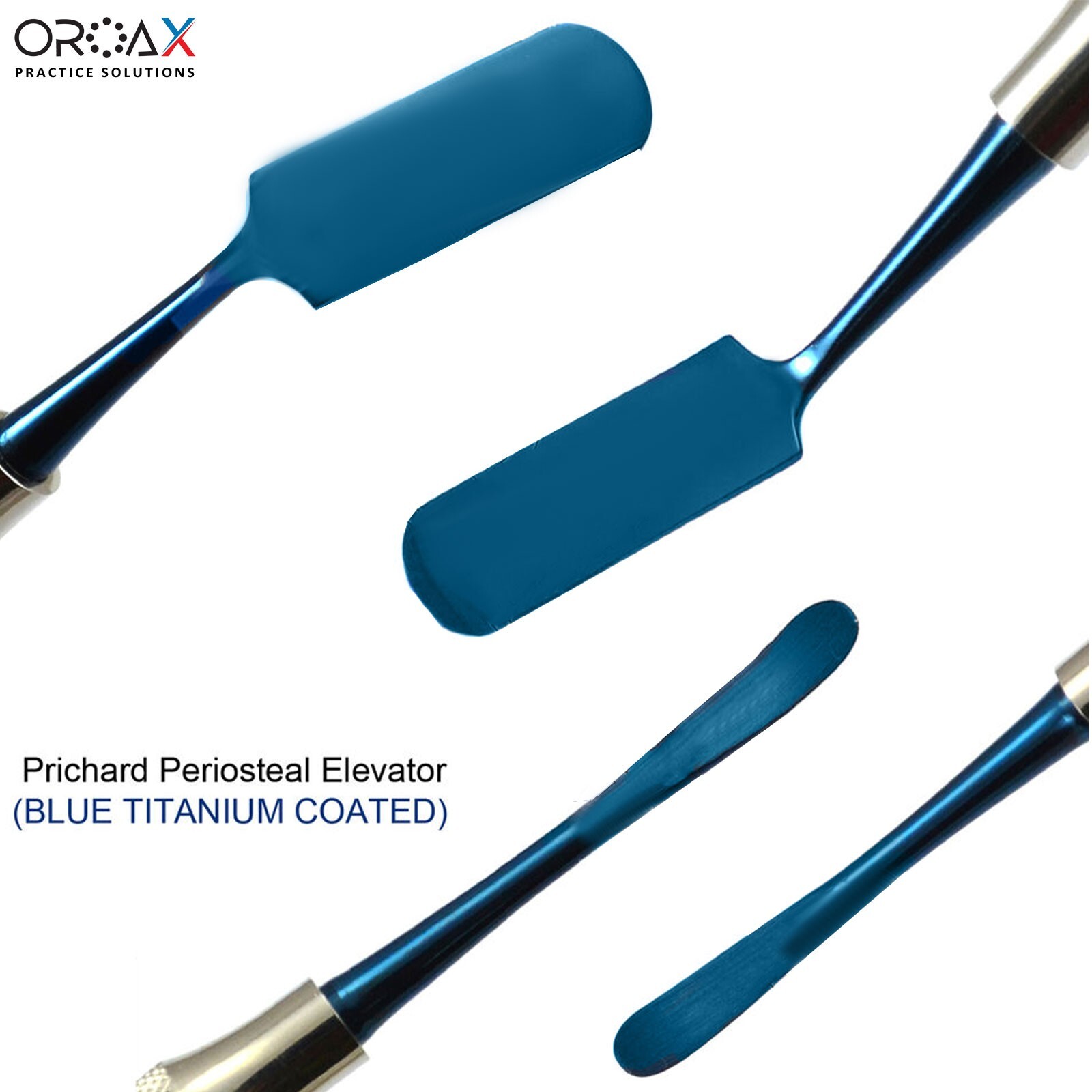 Blue Titanium Pritchard Periosteal Elevator – Dental Implant Surgery Instrument