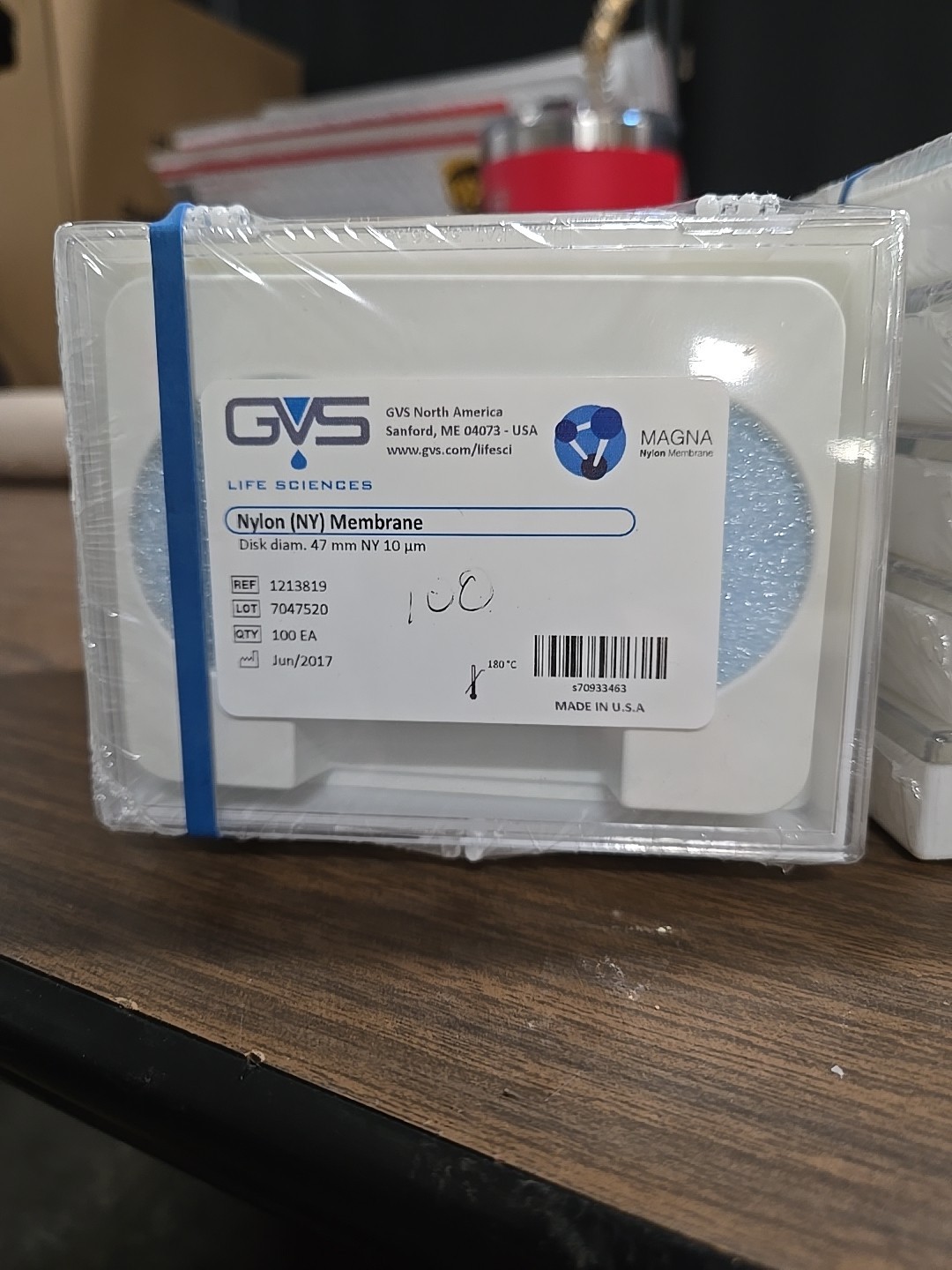 GVS LIFE SCIENCES NYLON MEMBRANE DISCS 1213819 NEW 10 BOXES