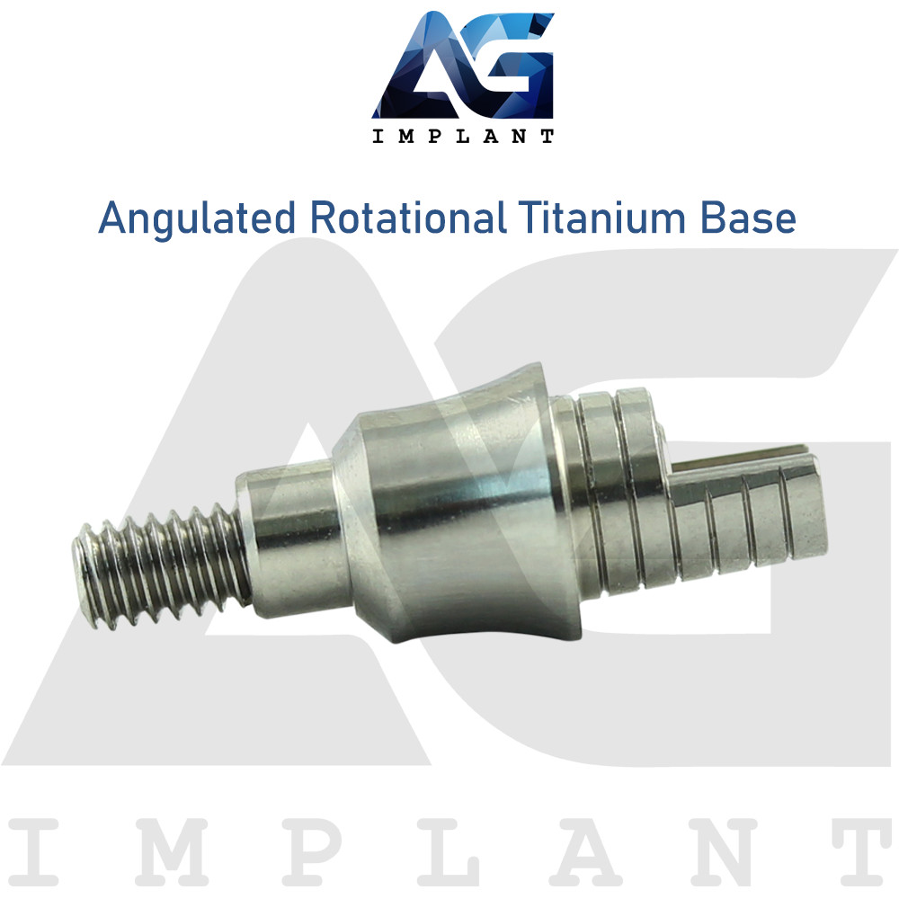 10 Angulated Titanium Base Rotational Prosthetic System Int Hexagon 2.42mm