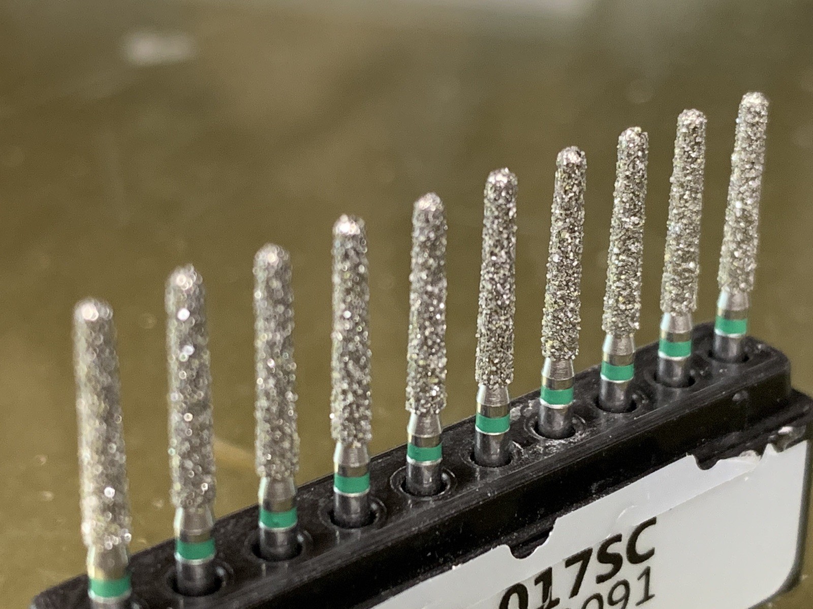 Diamond Burs 50×199-850-017sc 1.7 mm Diameter 10mm Cutting Length.medium Grit.