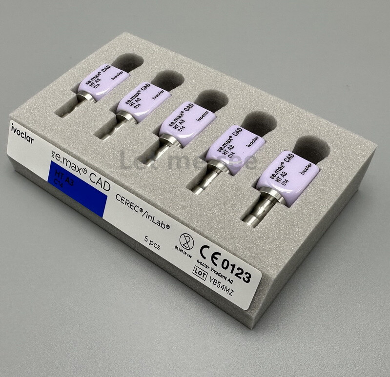 IVOCLAR E.max Cad Dental CEREC InLab Glass Ceramics Blocks ABUTMENT Refill 1~5pc