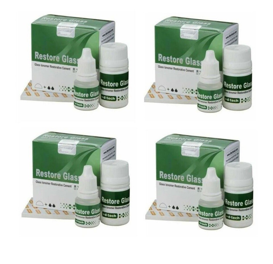 Restore Glass Ionomer Restorative Cement Dental Filling Kit Powder Liquid