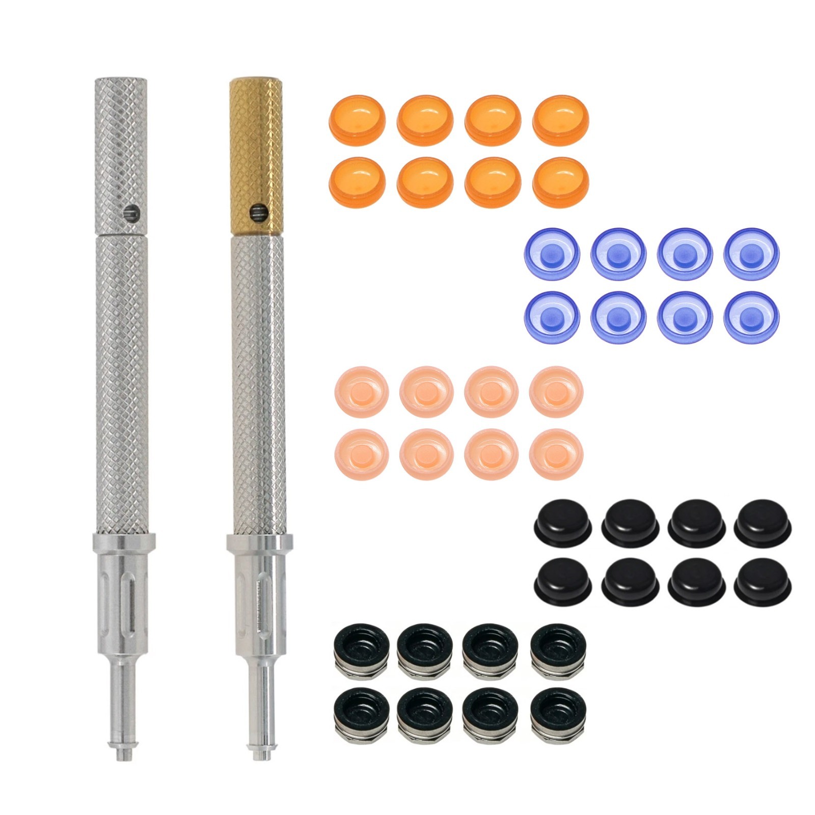 US 3-in-1 Locator Tool with 5Pcs Overdenture Retention Caps Set