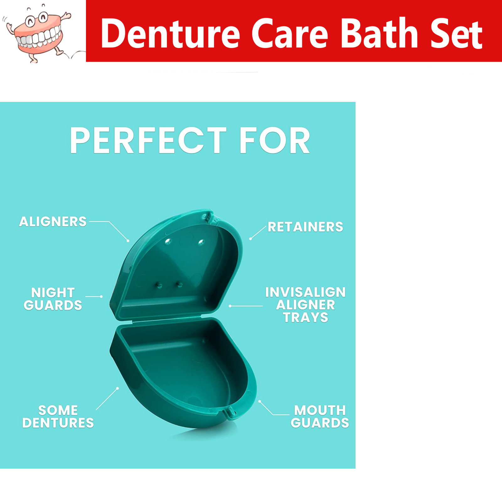 Dental Retainer Box Orthodontic, 1″Deep, Snap Lock, Vented Top, Upto 100/Bx
