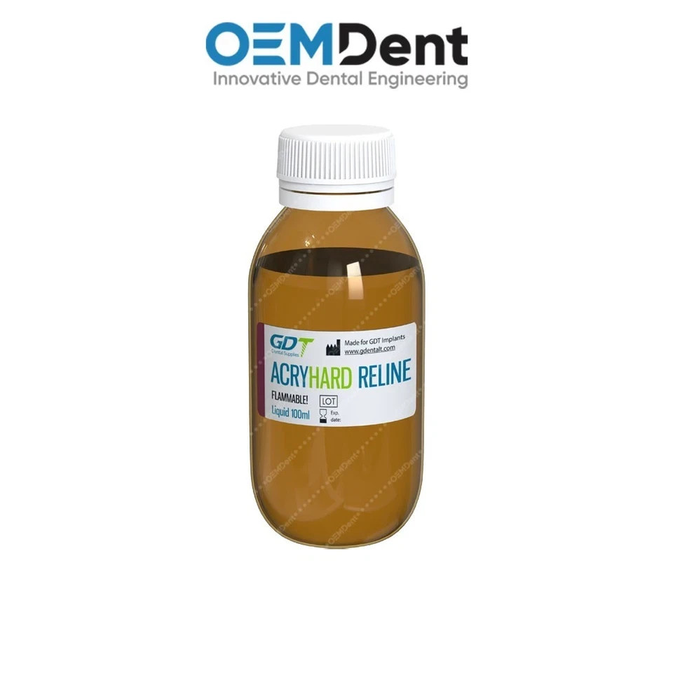 GDT Supplies Acry Hard Temporary Denture Reline Material Self Cure Dental