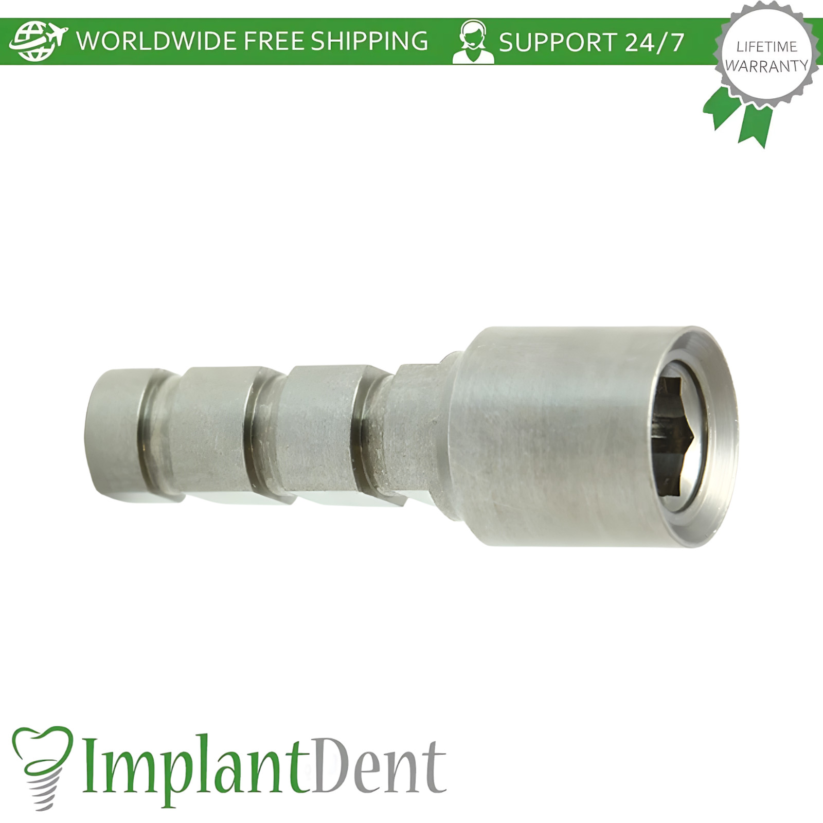 X5 Dental Fixture Analog Ø4.5mm Zimmer Biomet Compatible Int Hex 2.5mm Replica