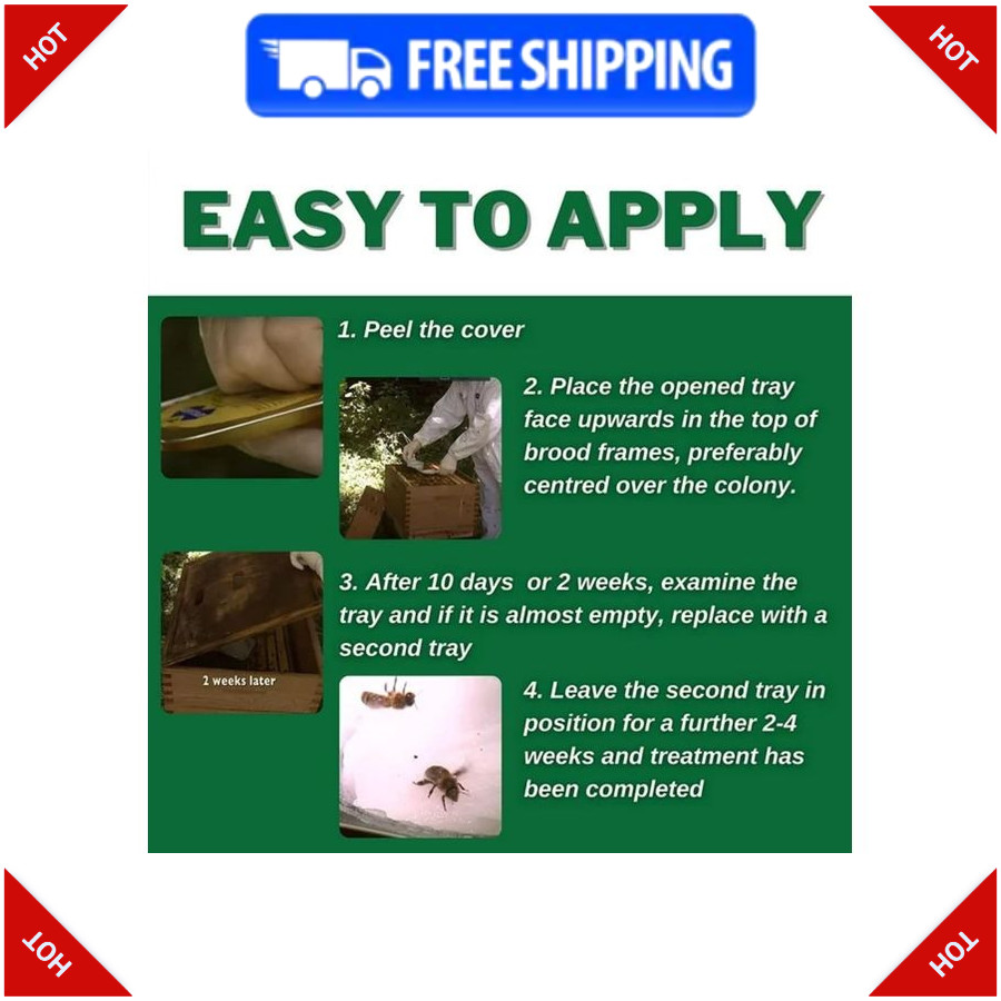 Apiguard ONE Box of Ten 50g Trays – Treatment for Bees