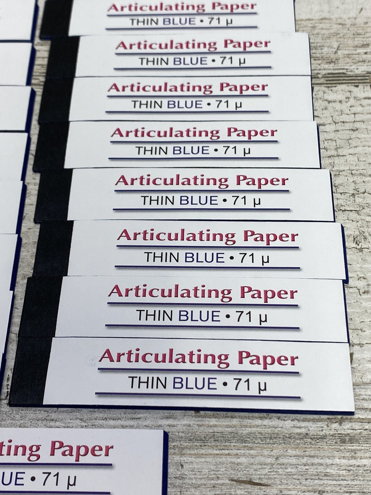 ARTICULATING PAPER THIN BLUE 552 SHEETS MADE IN USA 71 microns – 23 Books