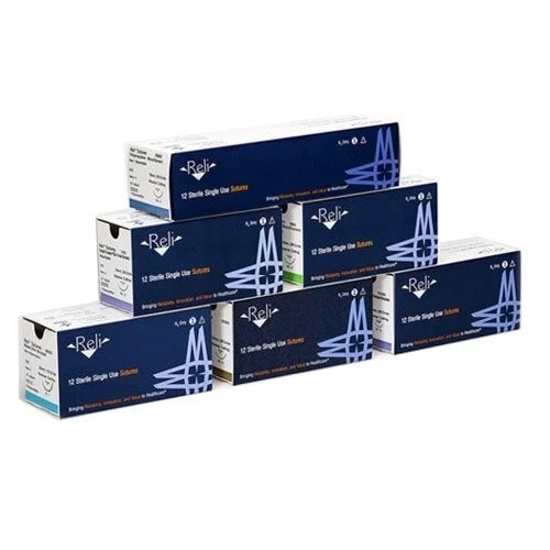 Reli 6/0, 18″ Polypropylene Sutures with PC-34 PPT Needle – P8660-S