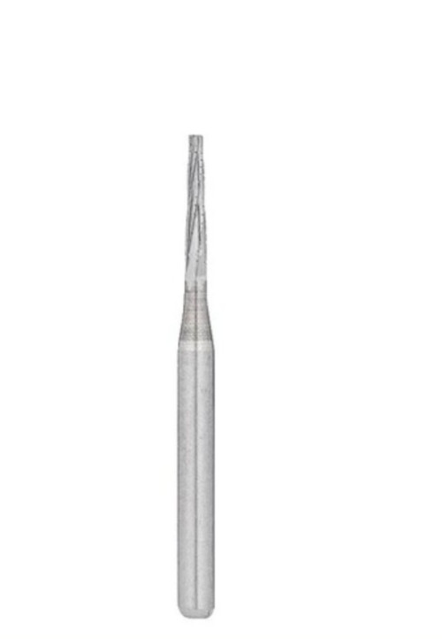 Alpen Instruments #R707902 FG 12-Blade Needle Shaped Carbide Bur- 1 Pk of 5 Burs