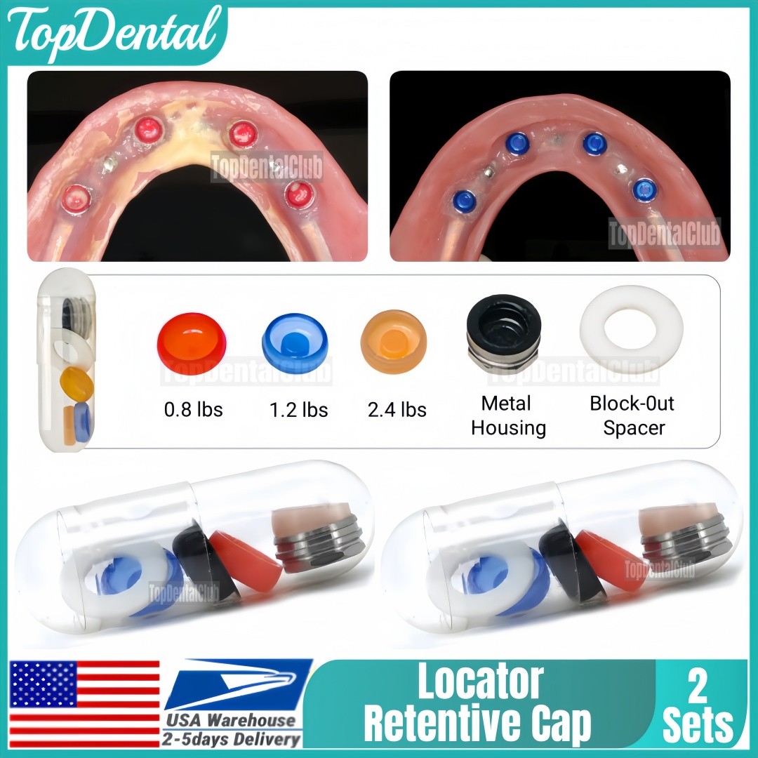 US Dental Universal Implant Locator Retention Cap Insertion Extraction Core Tool