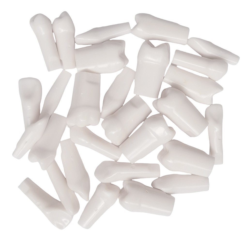 28Pcs Tooth Granule Set Dental Typodont Replacement Screw-in Teeth Model