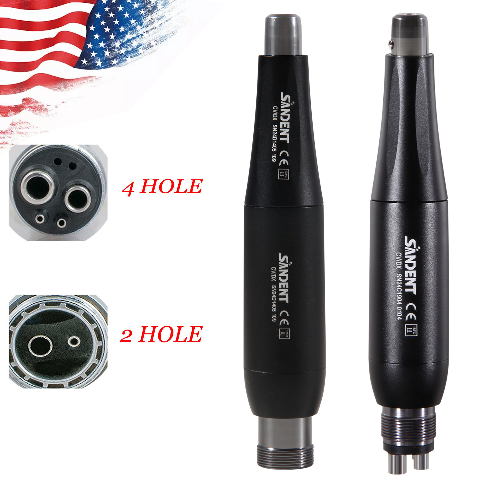 Dental Hygiene Prophy Handpiece slow Low Speed Handpiece Kit 2Hole 4Hole
