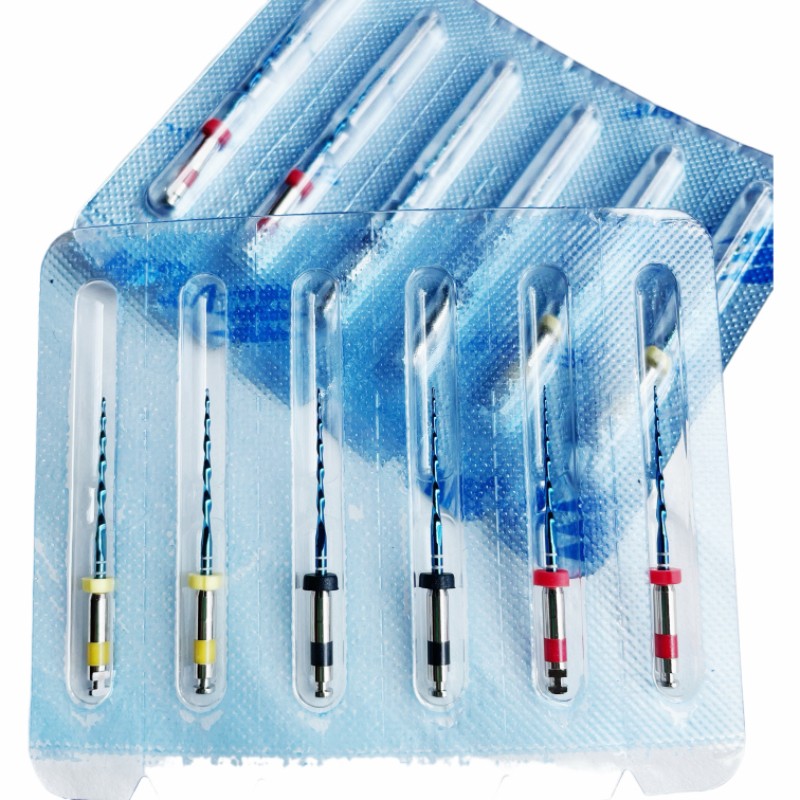 Dental Blue Reciprocating Endo NiTi Root Canal Files Rotary 21mm R25/40/50 6pcs