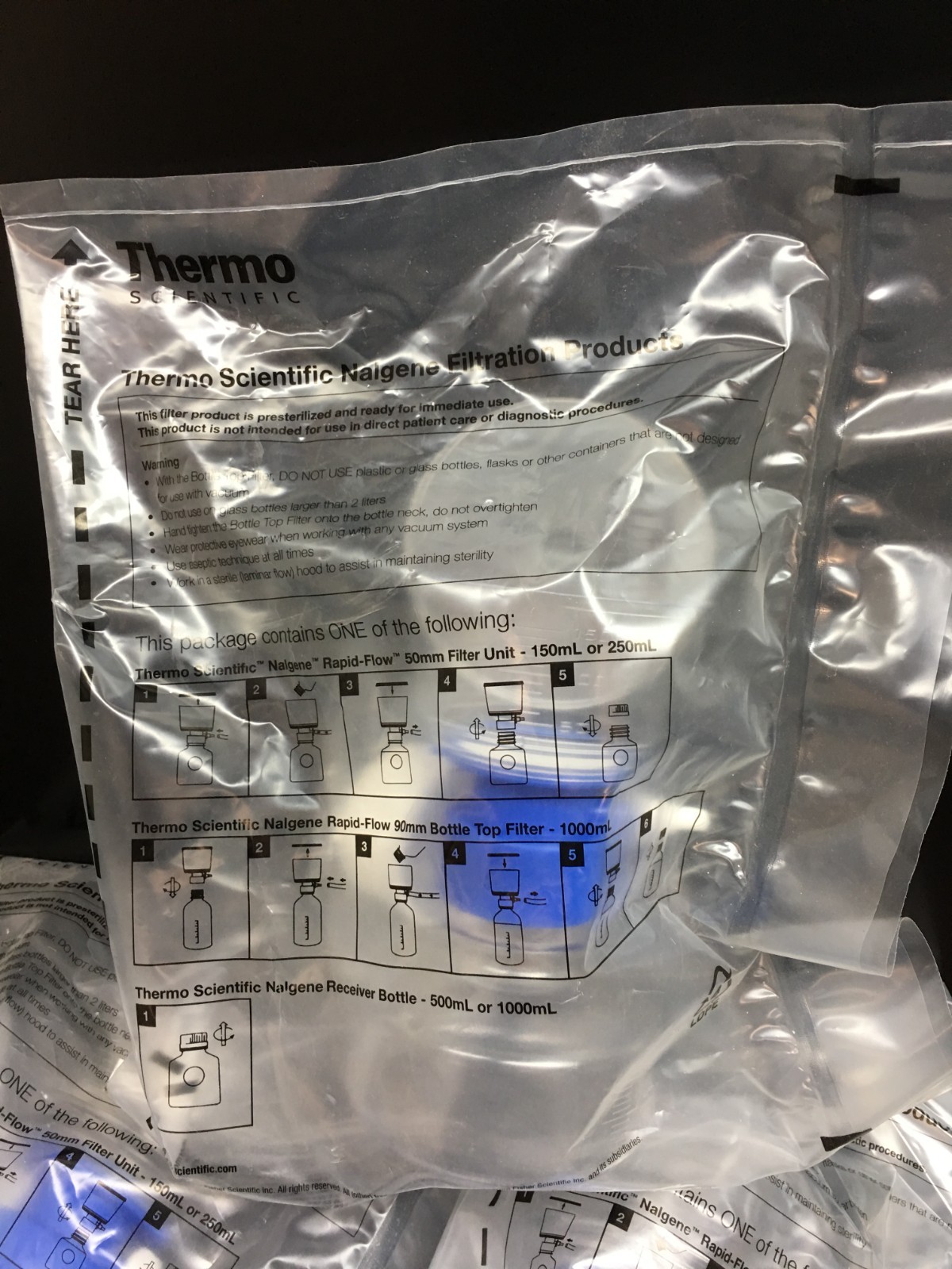 Thermo Scientific Nalgene REF 565-0020 150mL Rapid Flow 0.2um 50mm Lot 4 Units