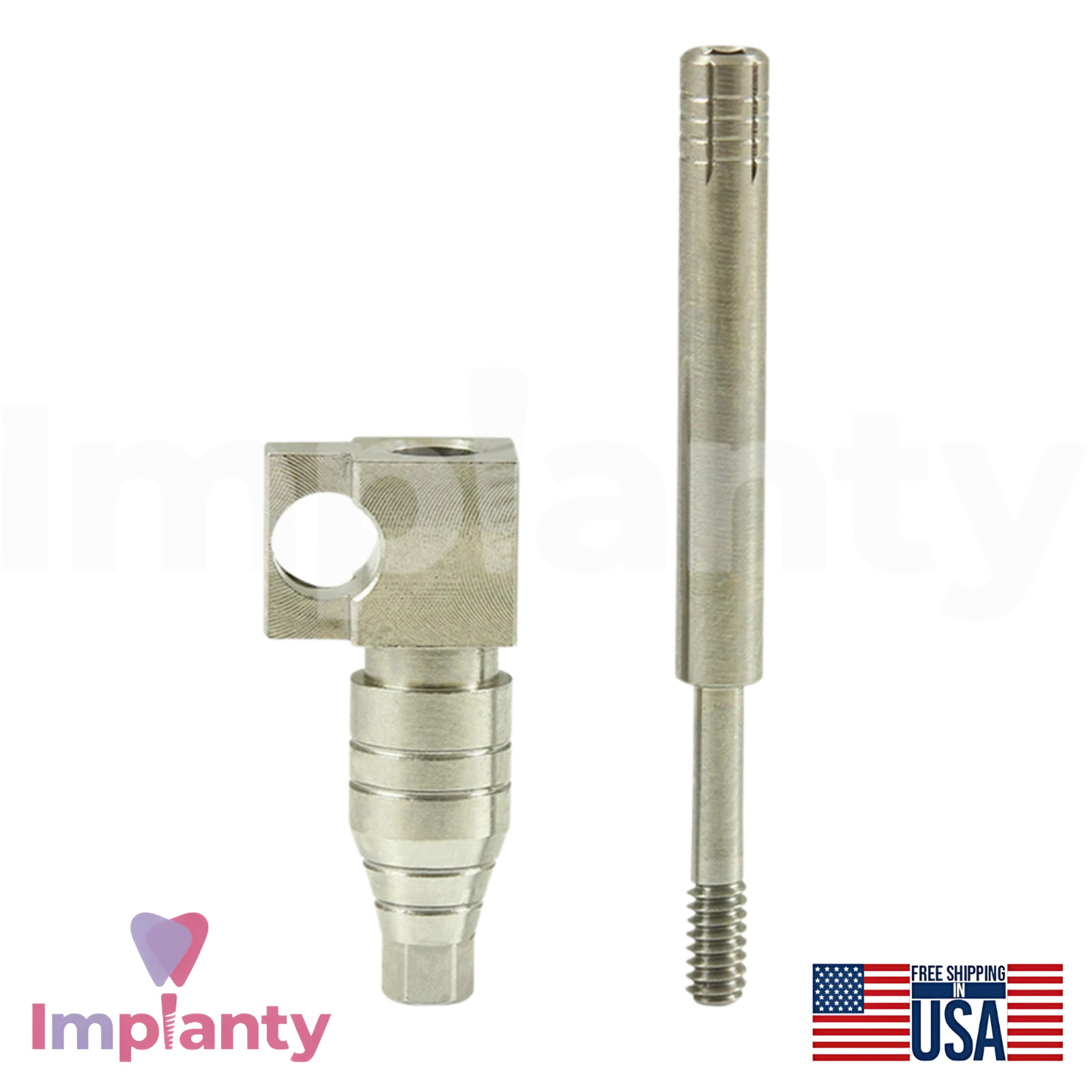 0sstem TS Compatible Mini Platform 2.1mm Open Dental Transfer with Hex