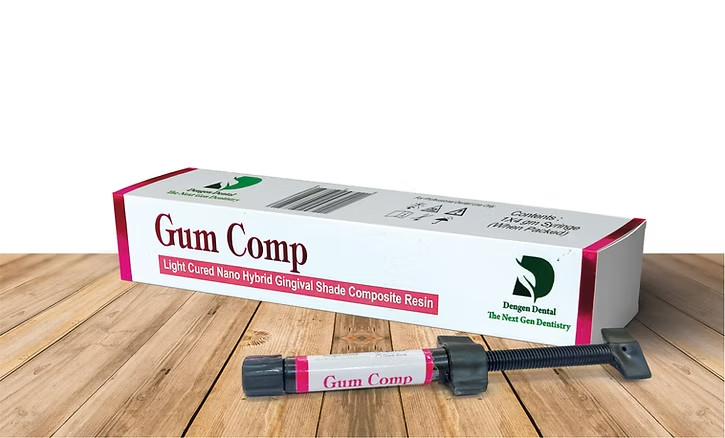 DenGen Dental Gum Comp Gingival Pink Shade 4gm Light Cure Nano Hybrid Composite