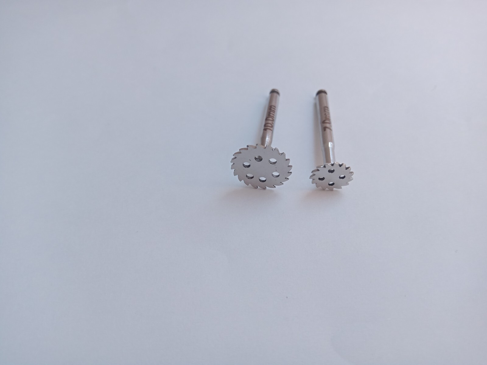 2pcs Dental Implant Saw Disk Cutting Tool Set 7mm 10mm Latch Type 0.3mm