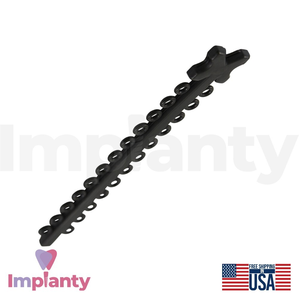 Morelli Polyurethane Elastic Ligature Modules Black Color 1000pcs