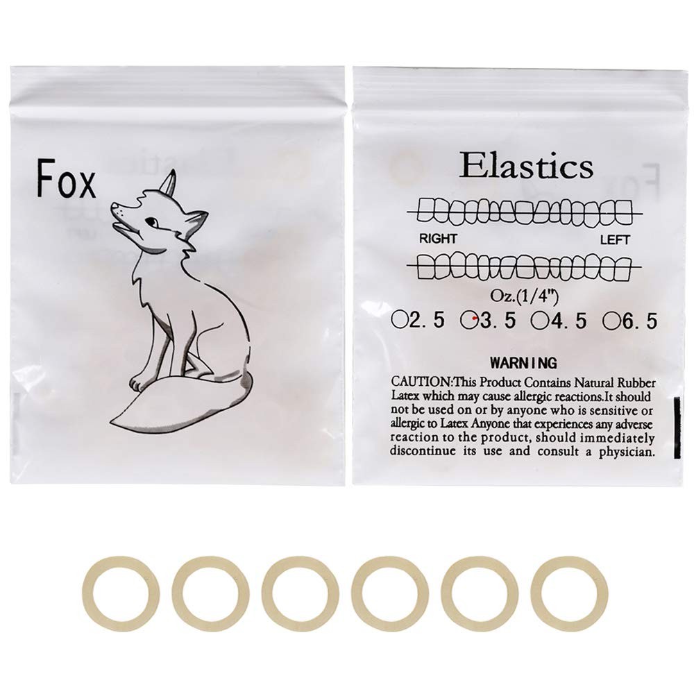 Angzhili 10 Bag Dental Orthodontic Rubber Bands 3.5 Ounce (Pack of 1)