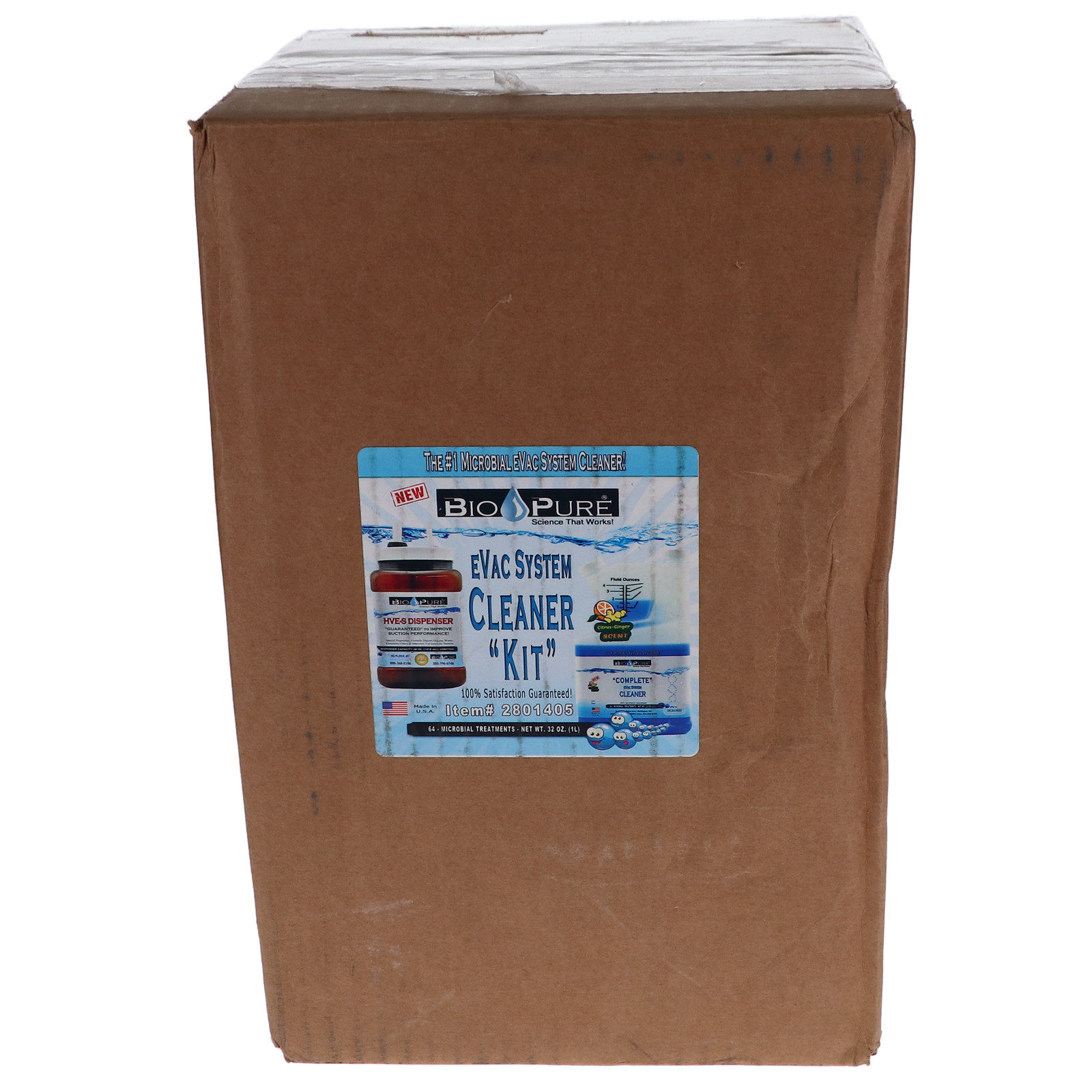 Sable 2801405 Bio-Pure eVac System Liquid Cleaner Starter Kit 32 Oz EXP Nov 2026
