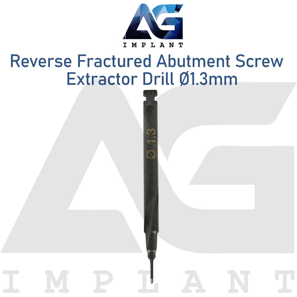 2 Reverse Fractured Abutment Screw Extractor Drill Extraction Instrument