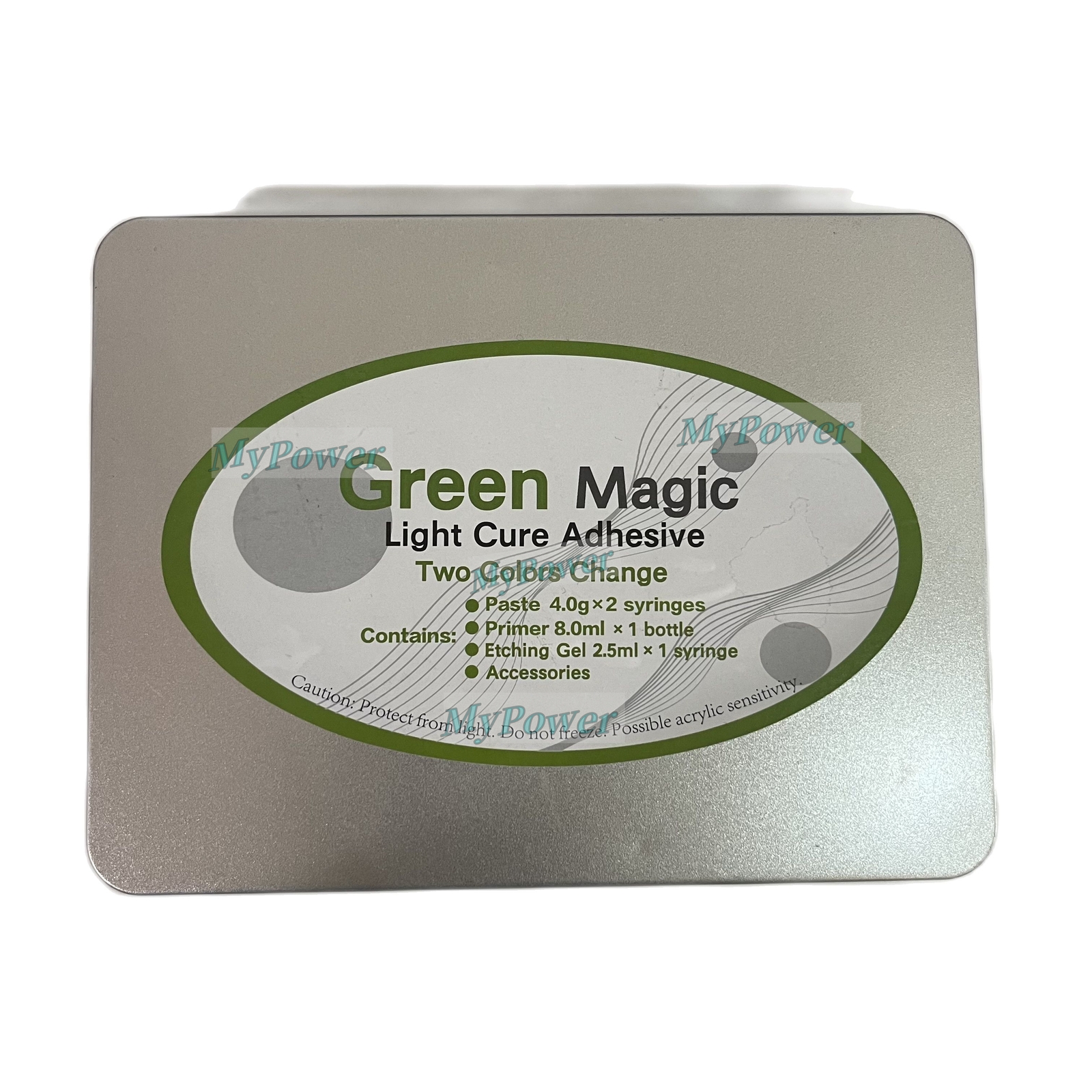 Dental Orthodontic Green Glue Light Cure Bonding Paste Adhesive Large/Small Kit