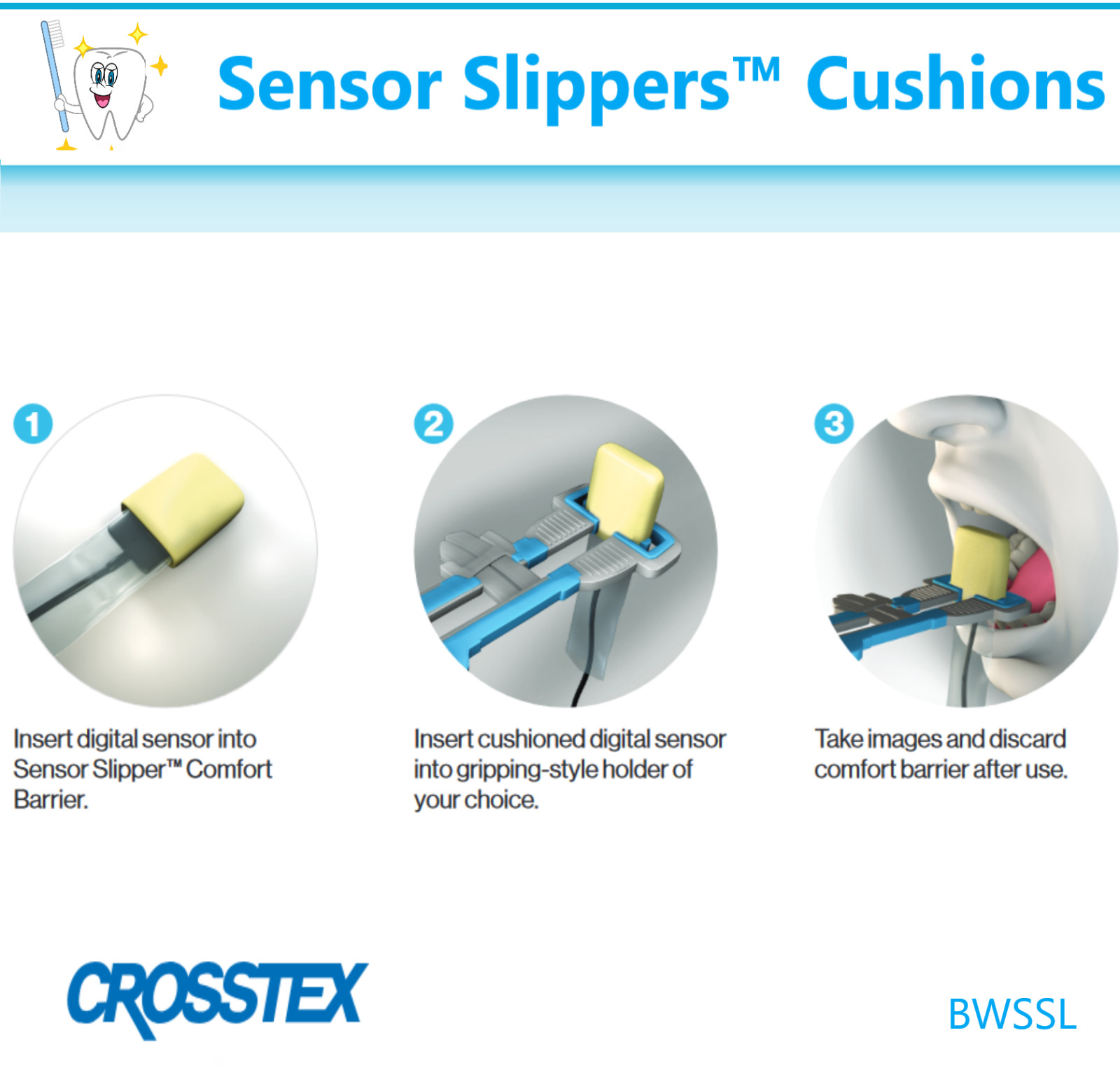 Dental Rinn Uni-Grip, Eezee-Grip Sensor Sleeve for Grip style sensor holder