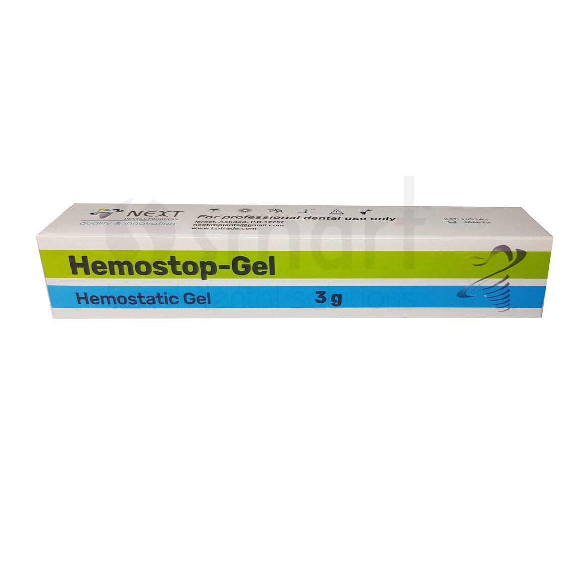 LOTX3 Dental Hemostop-Gel Hemostatic gel 25% Aluminium Chloride 2×3 gr gingival