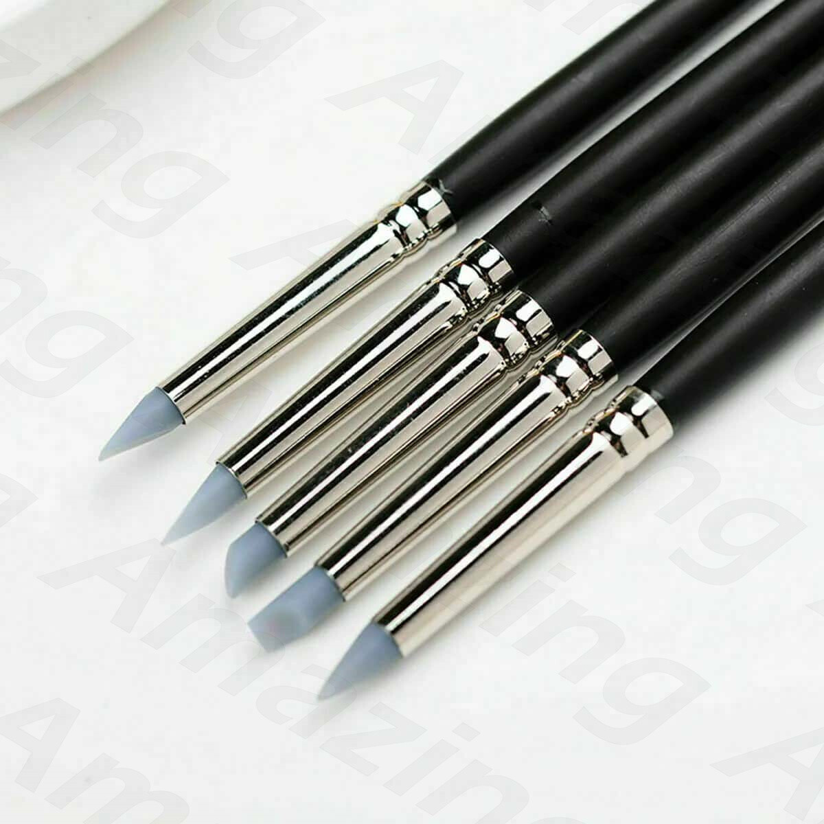 Dental Composite Resin Veneer Cement Porcelain Brushes Silicone Brush Pen 3Color