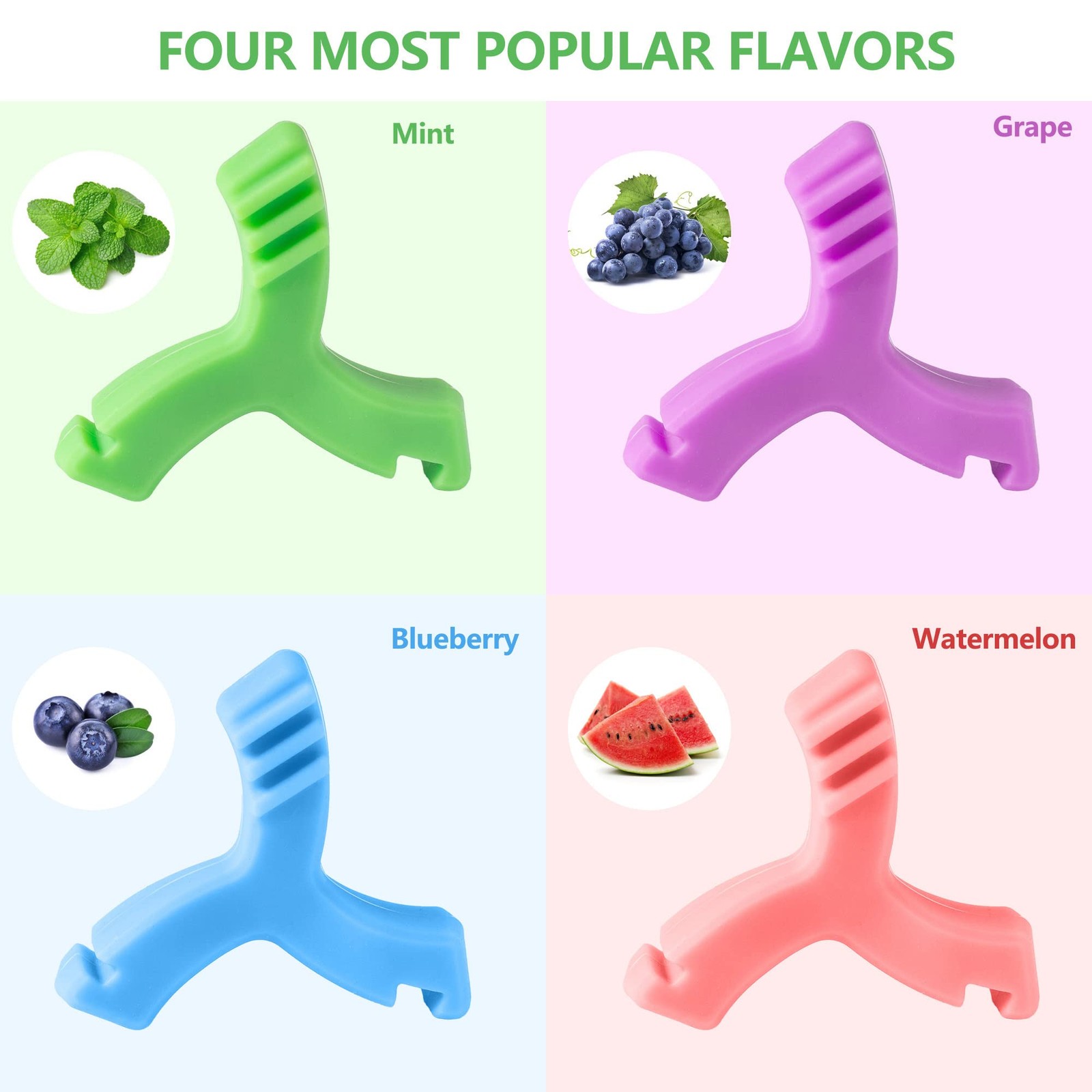 LOVEWEE Aligner Chewies, 4 PCS Y-Shaped Orthodontics Multicolor