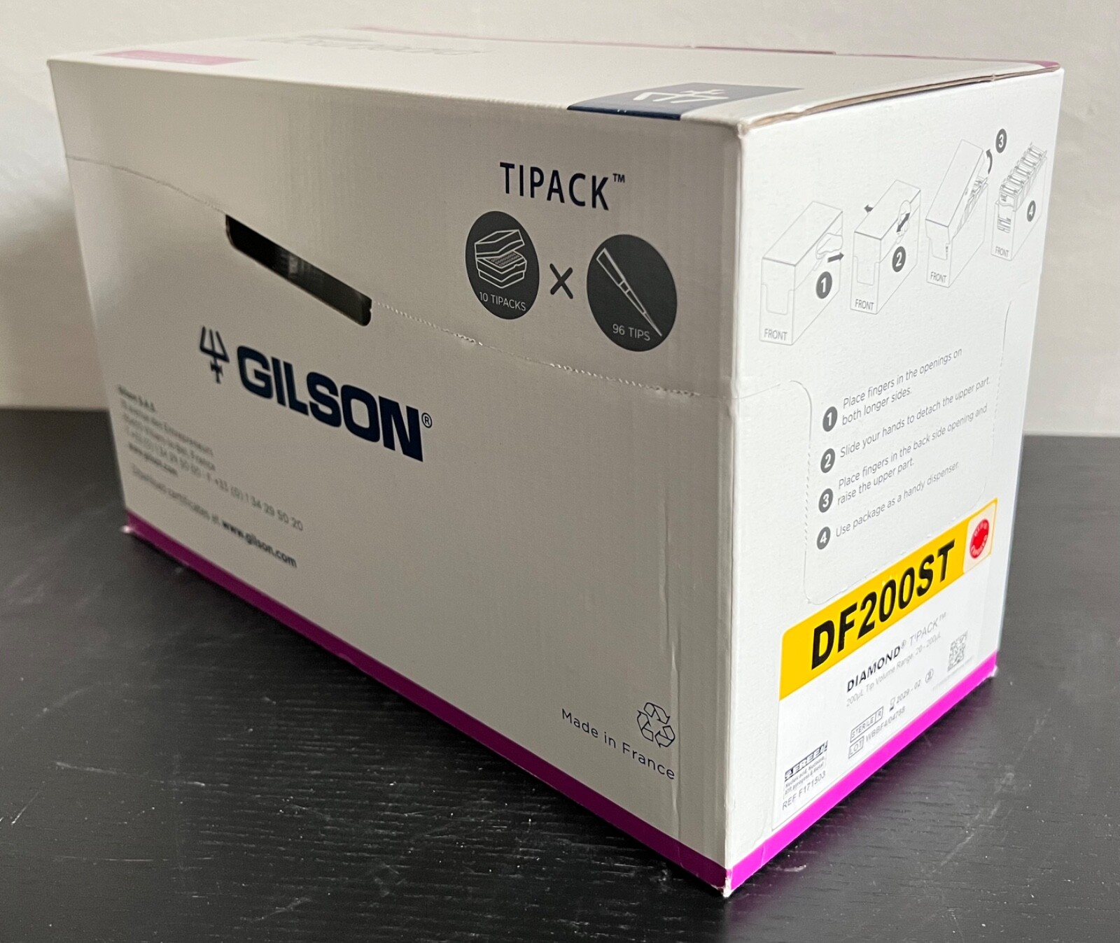 GILSON DIAMOND Pipette Tips DF200ST, 2-200 µL, 960 w/filter – Sterile 2/2029