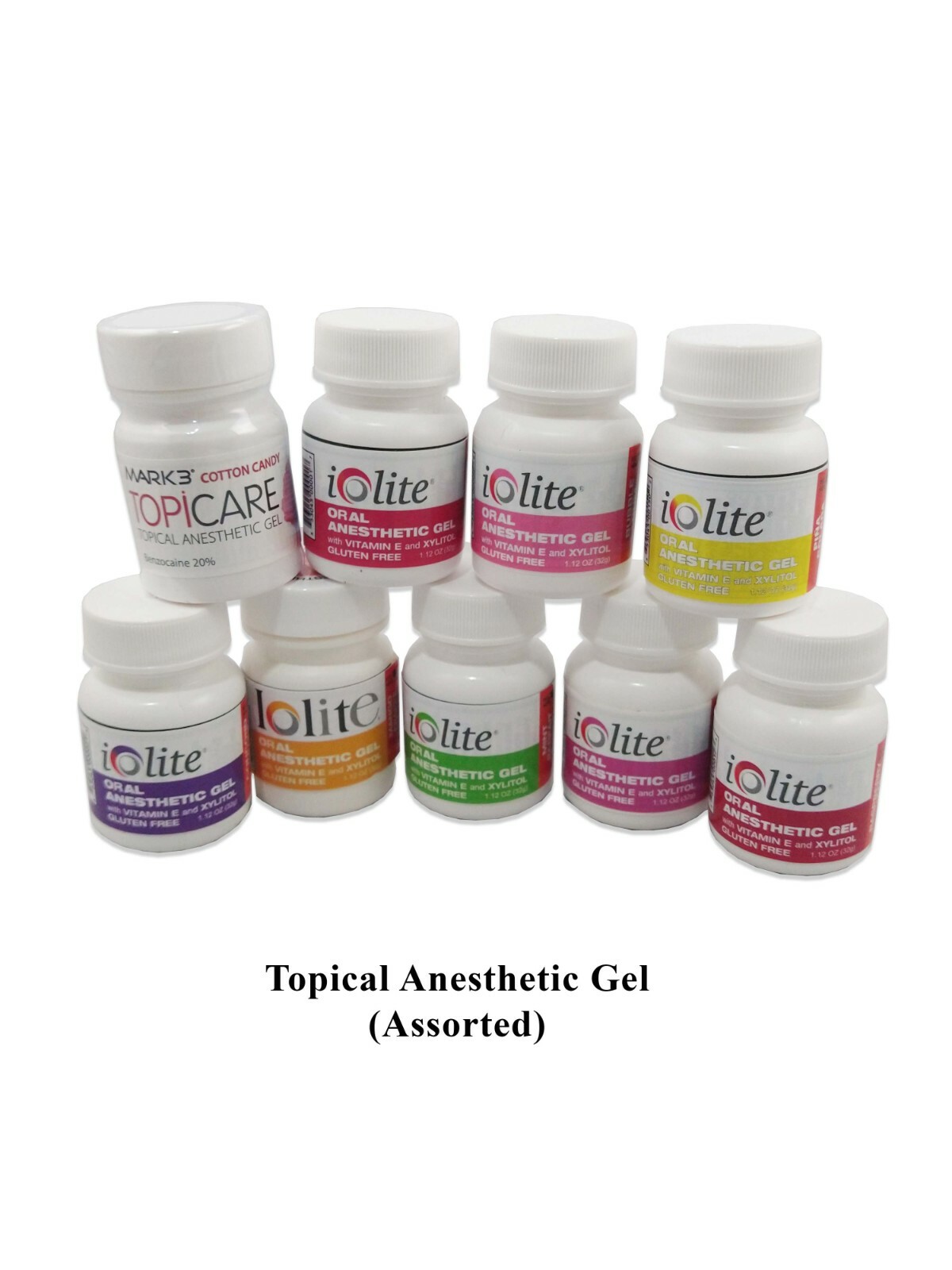 24x OPAHL Oral Anesthetic Gel Assorted Topical Flavors Dental Tattoo