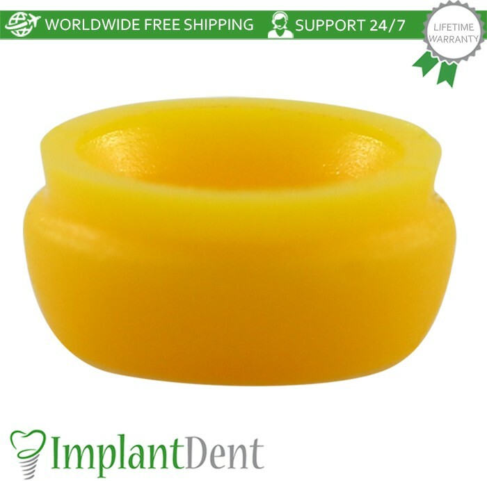 100x Extra Soft Silicone Cap Insert For Loc Low Attachment Dental Prosthetics