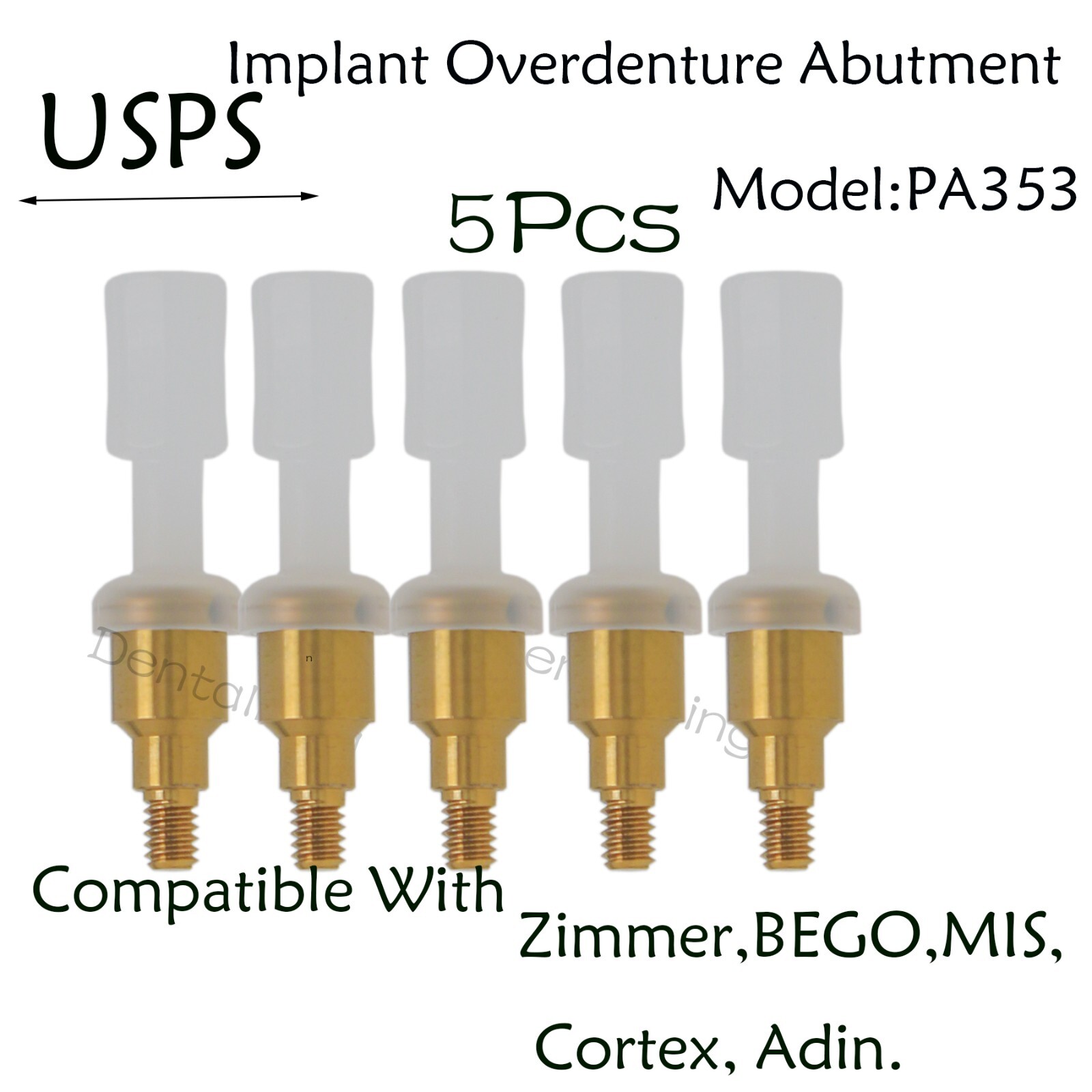 US Zimmer Mis Adin Bego Cortex Implant Locator Abutments For 1-5mm
