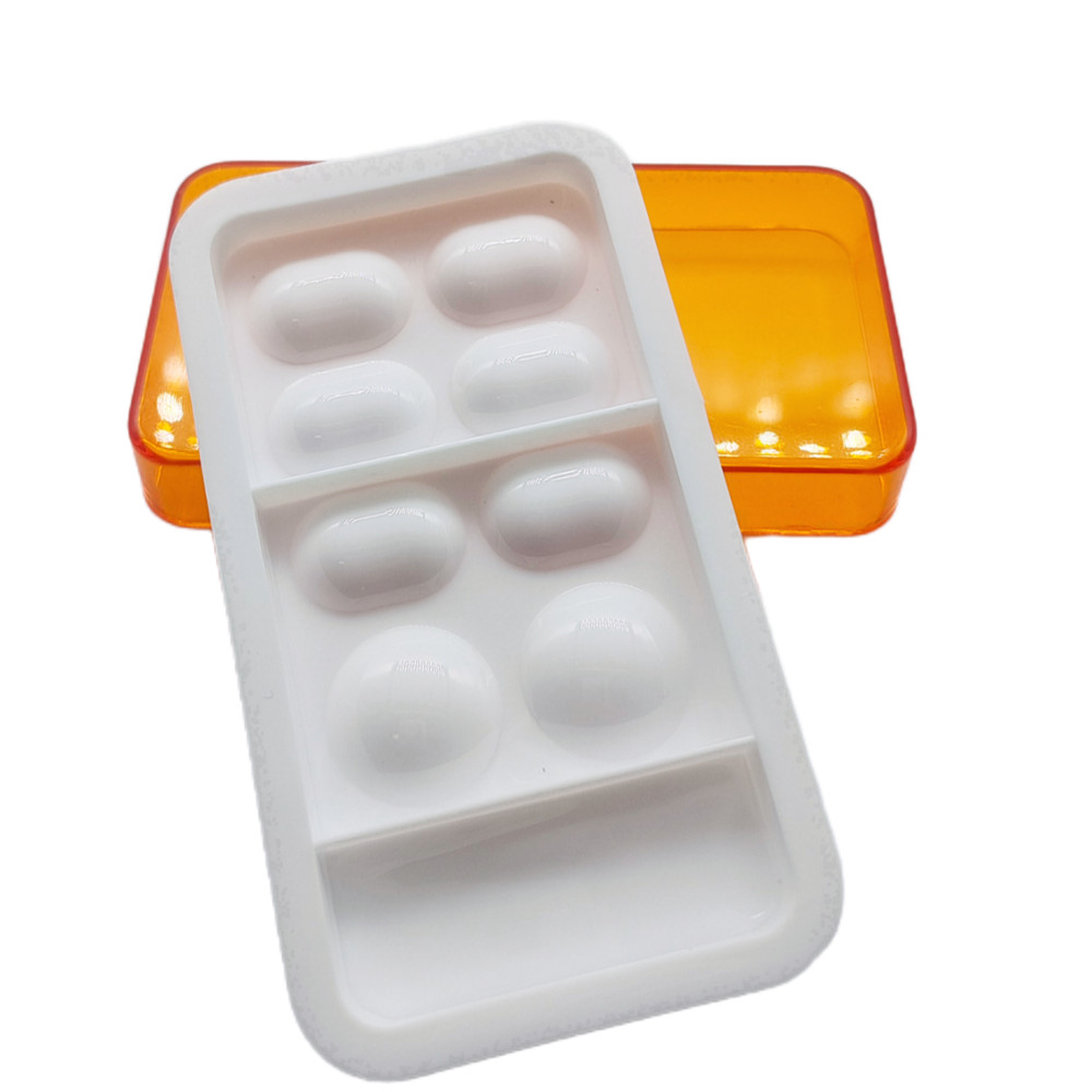 5Pcs Dental Composite Resin For Mixing Type Orange Cover Anti-light Orange Box