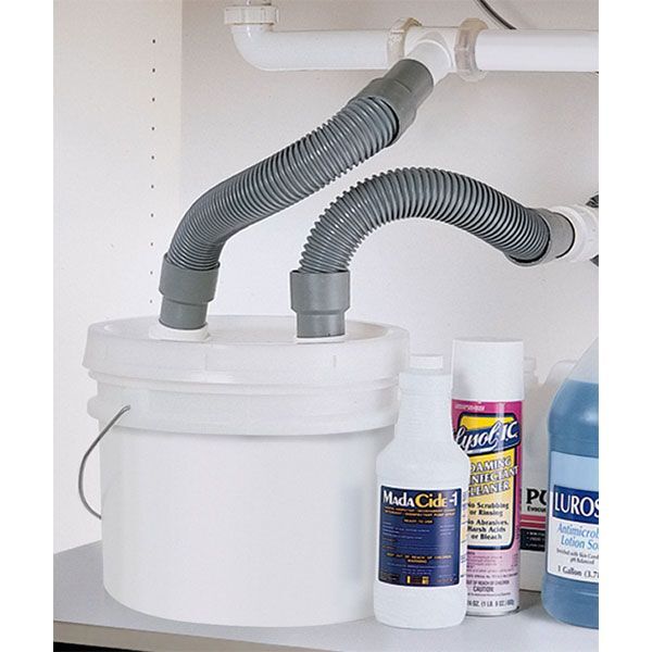Trap-Eze SS Self-Sanitizing Plaster Trap Kit, 3-1/2 Gallon