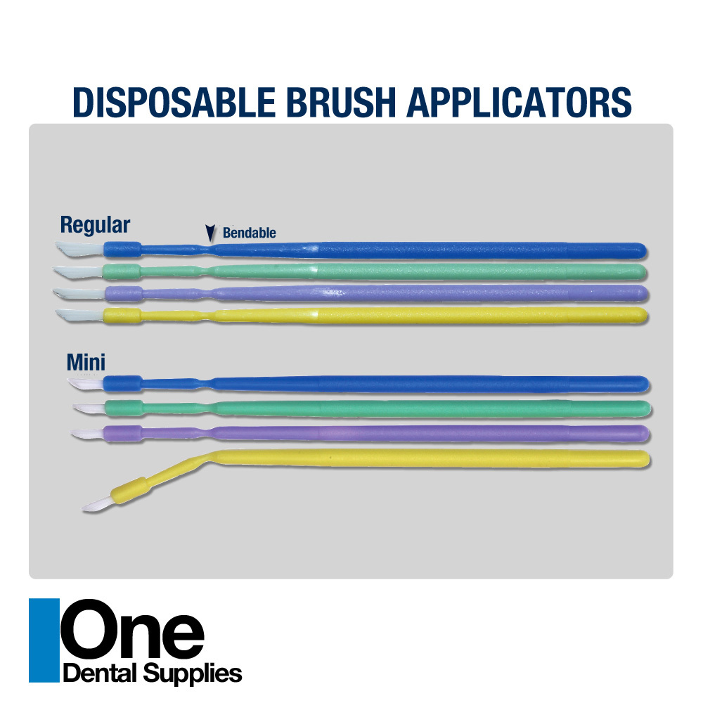 Dental Disposable Composite Brush Mini Applicators 1000 pcs