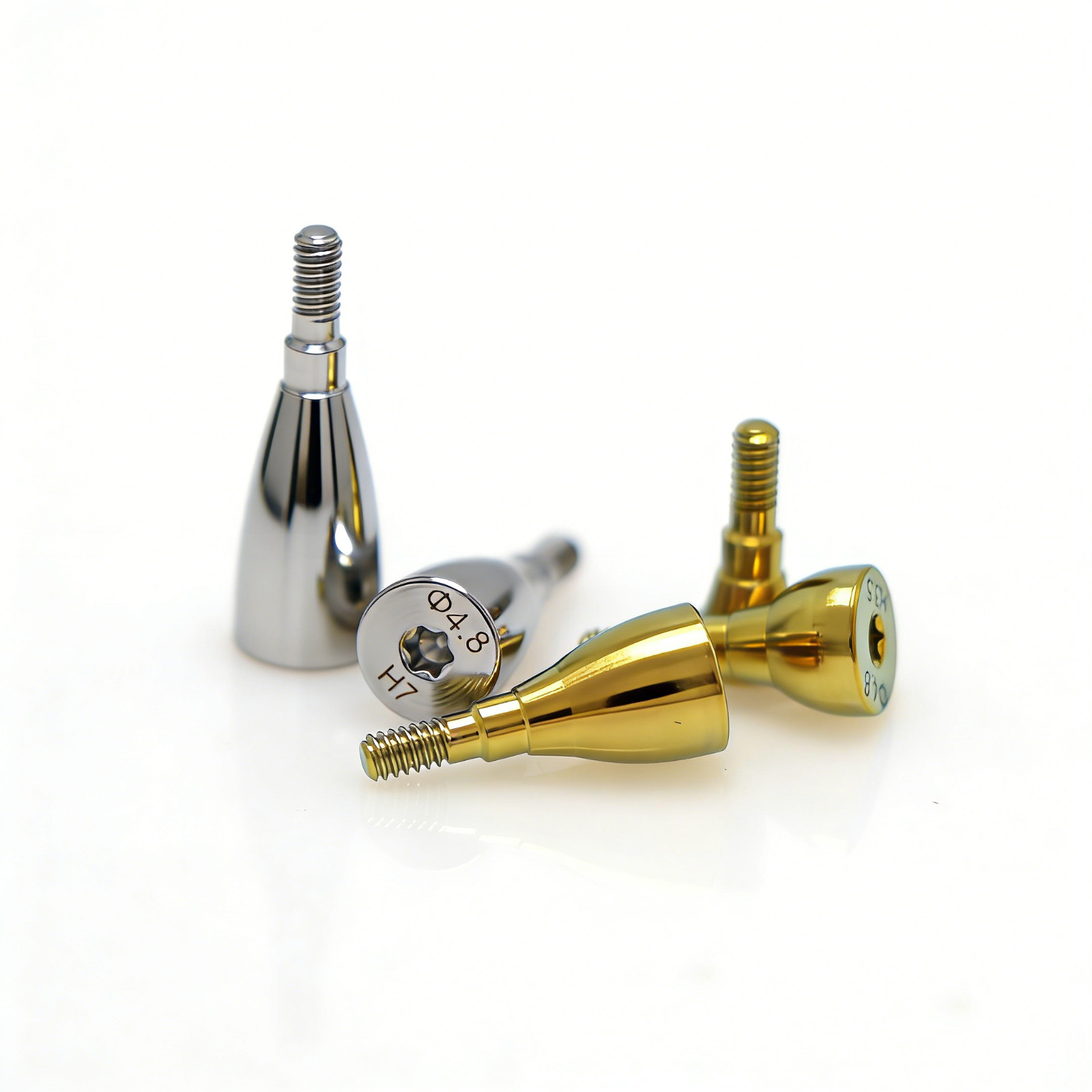 US 5Pcs Dental Healing Cap Abutments Cover Screw Fit Straumann ITI NC/RC