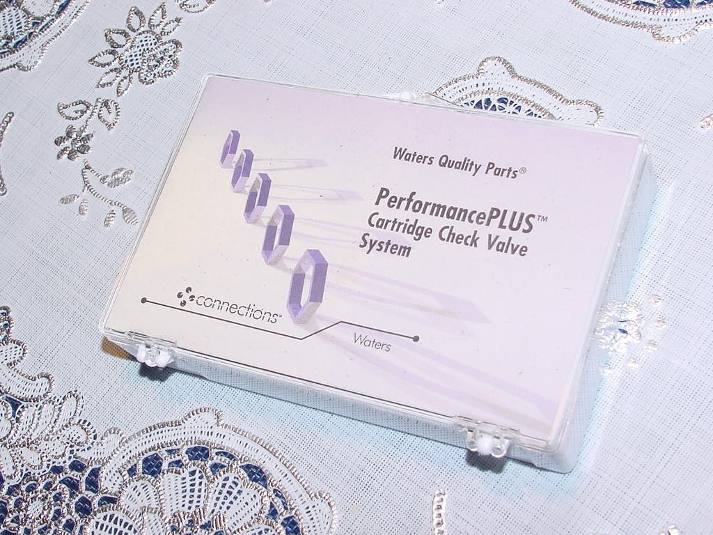 Two (2) Waters 700000253, PerformancePlus Check Valves S/S Cartridge, NEW!
