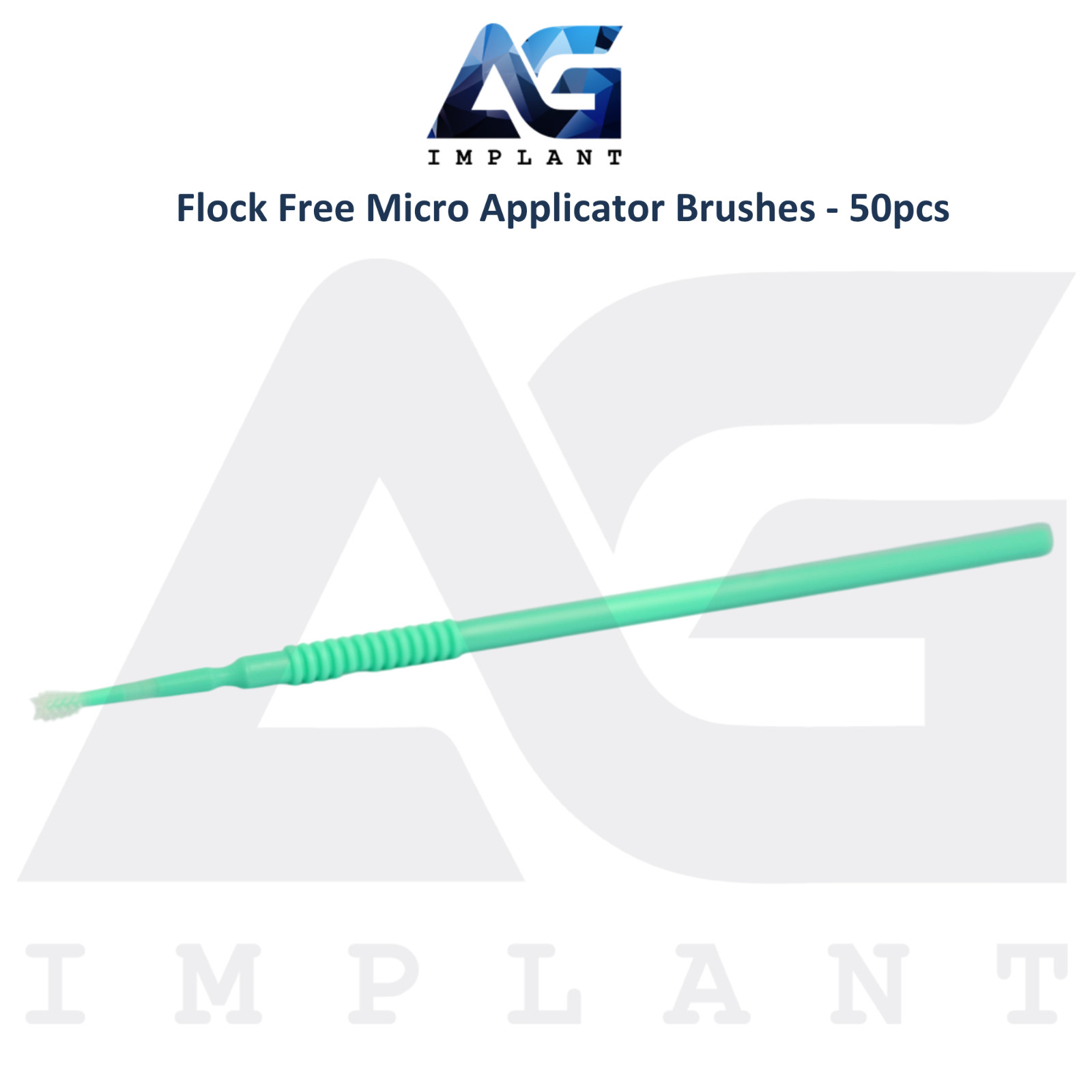 Micro Applicator Brushes 50pcs Flock Free Elastomer Bristles Dental Application