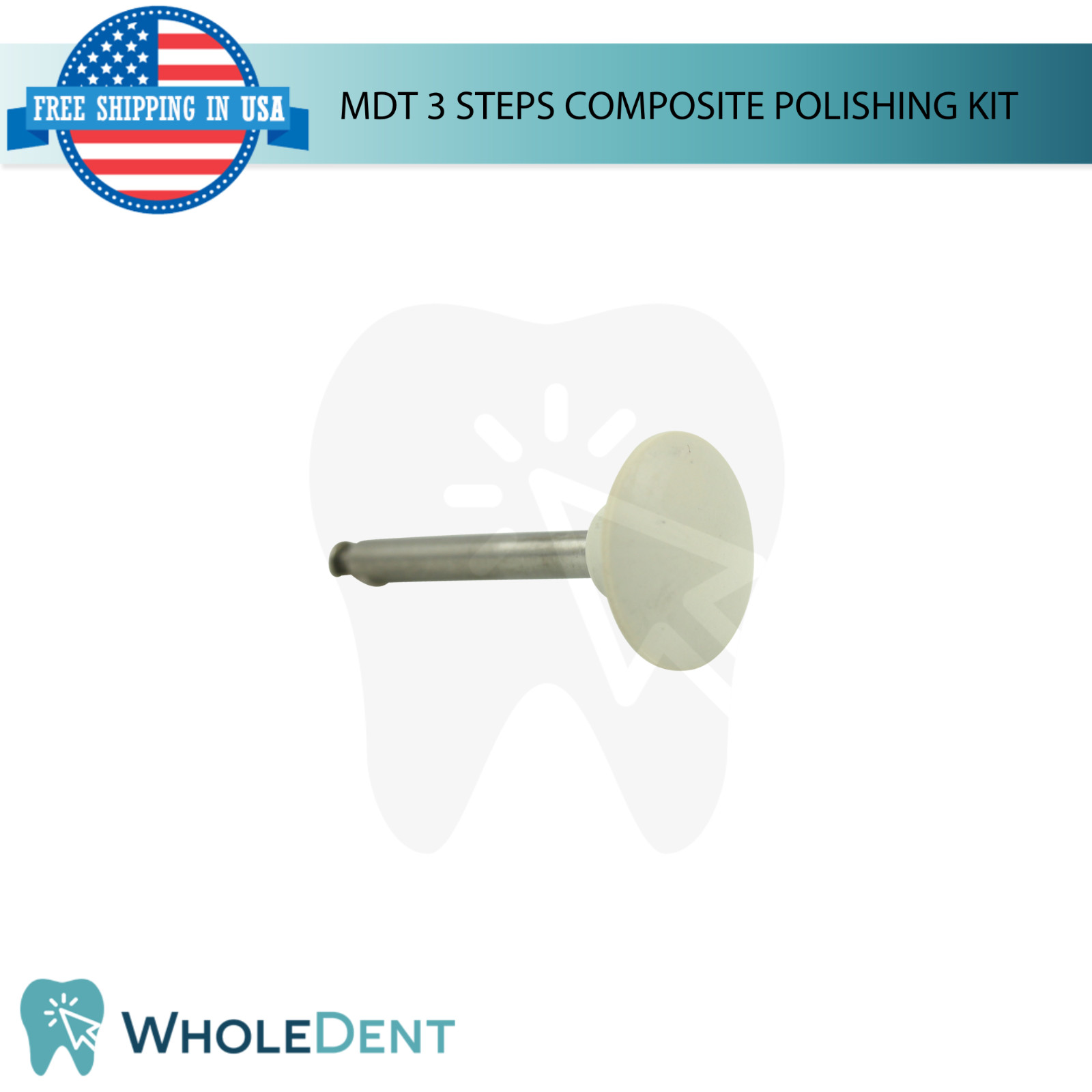 MDT 3 Steps Composite Polishing Kit High-Gloss Finish Dental Restorations