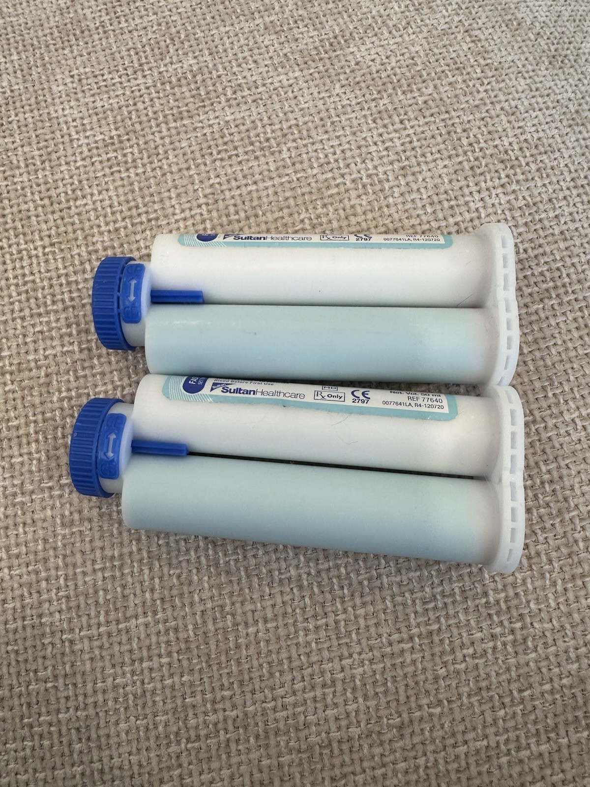 Sultan Genie Bite Registration Material 50mL Cartridges Lot of 2 – UNUSED & FULL