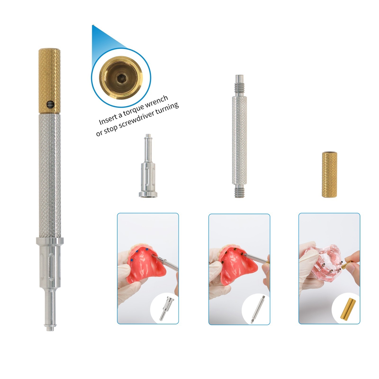 Dental Overdenture Locator Abutment Anchor for MEGAGEN AnyRidge 4.0 Platform Cap