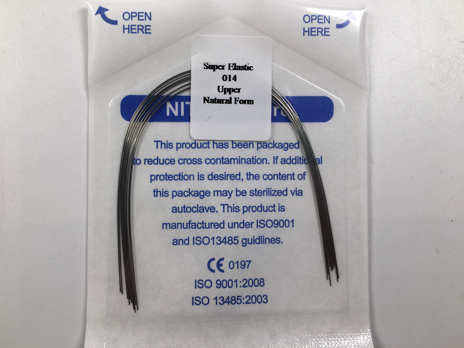 Natural Dental Super Elastic Wires Round Orthodontic Arch Wire 14 U/L 10Bags