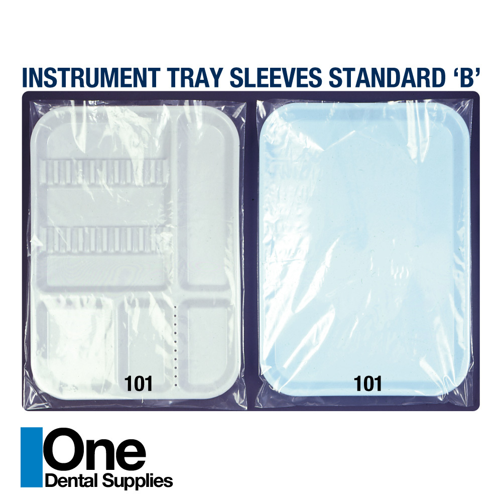 Dental Disposable Tray Sleeves Standard ‘B’ Size 1000 pcs