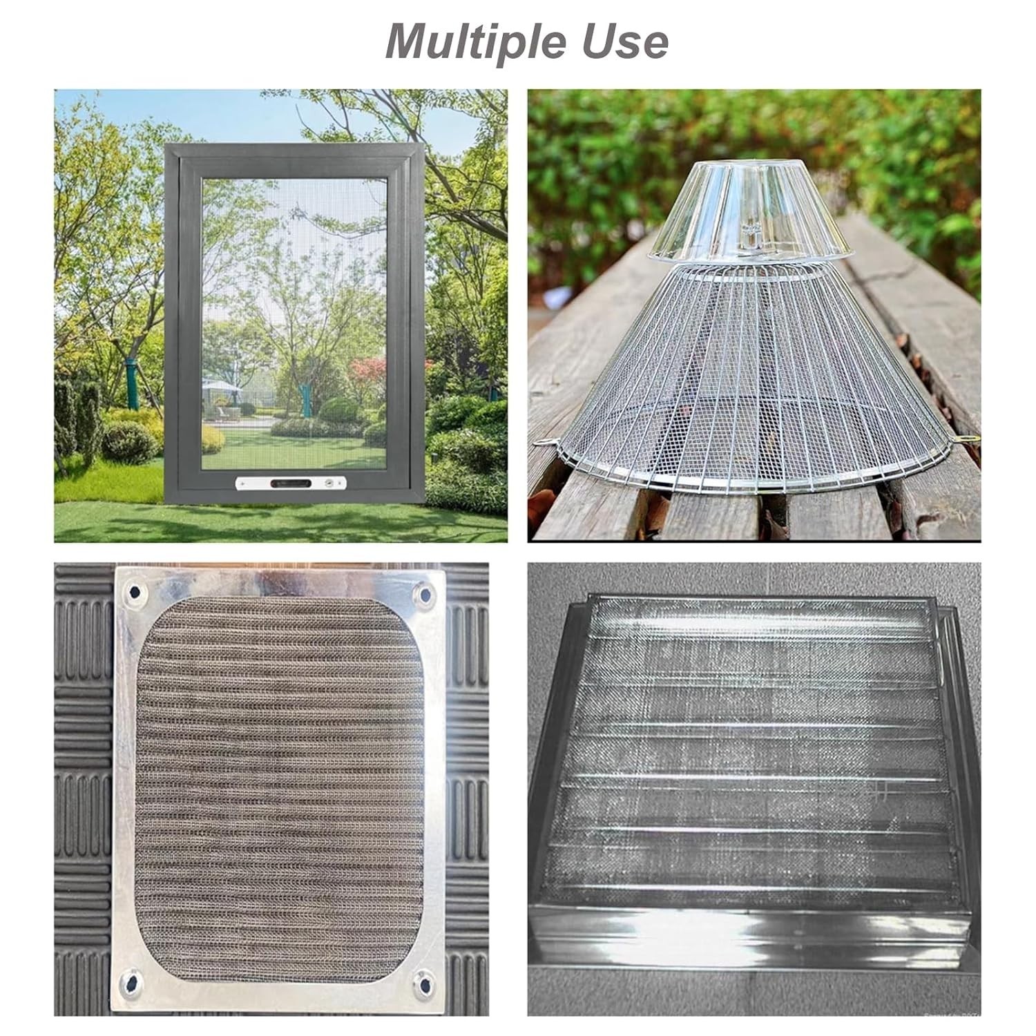 Stainless Steel Mesh Screen 20Mesh 15.7×47.2in Woven Wire for Vent DIY Fence
