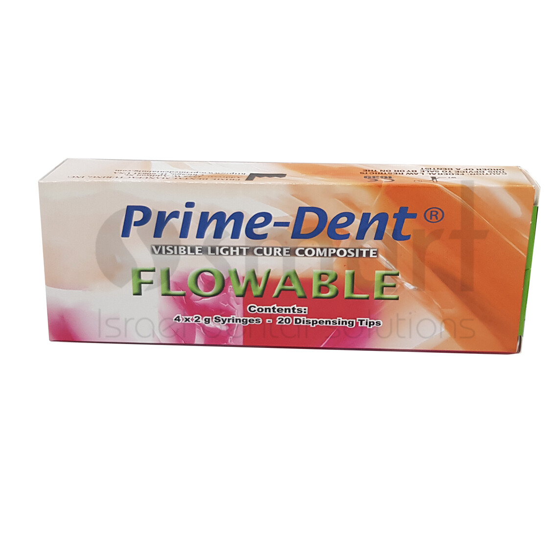 Prime dent visible light cure flow flowable composite Incisal USA